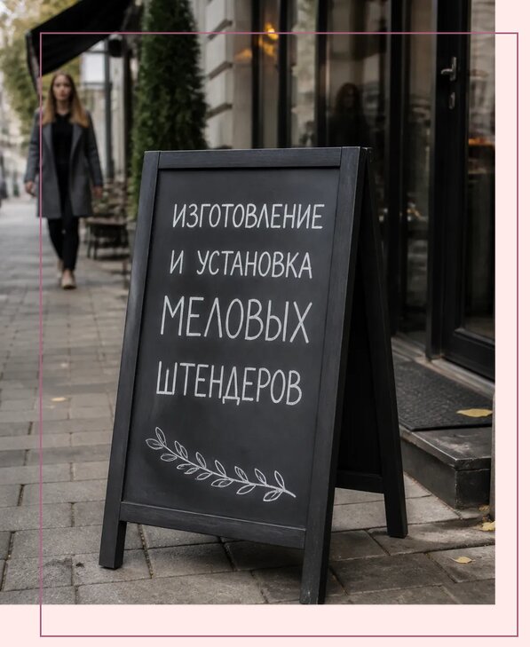 Меловые штендеры в Сафонове по цене от 6661 р. | Аванза-Сфн
